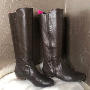 Gianni Bini | Leather Zip Boots | 6
